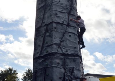 The Army climbing wall