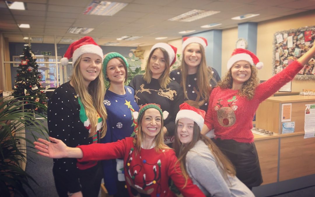 Christmas Jumper Day at One Step Recruitment
