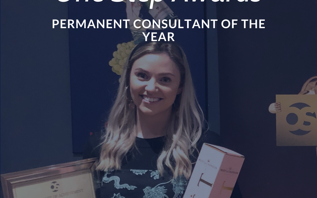 One Step Awards review – Permanent Consultant of the Year!